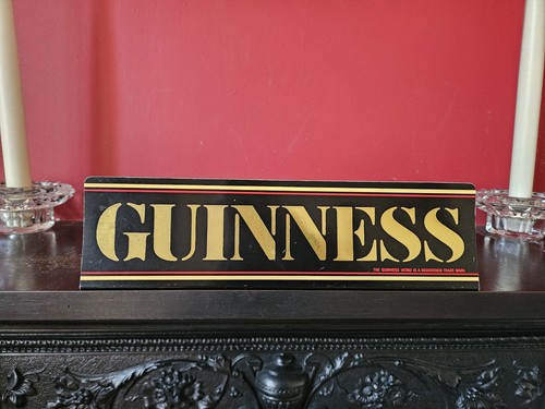 Vintage guinness showcard back - showcard,