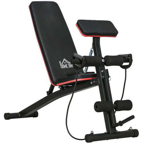 Homcom foldable weight bench - weight,