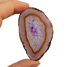 Banded Purple Agate Geode