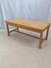 Habitat Olivia Solid beech kitchen Dining room table Freestanding with drawers