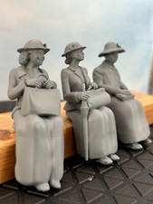 3 x G scale Lady Passengers