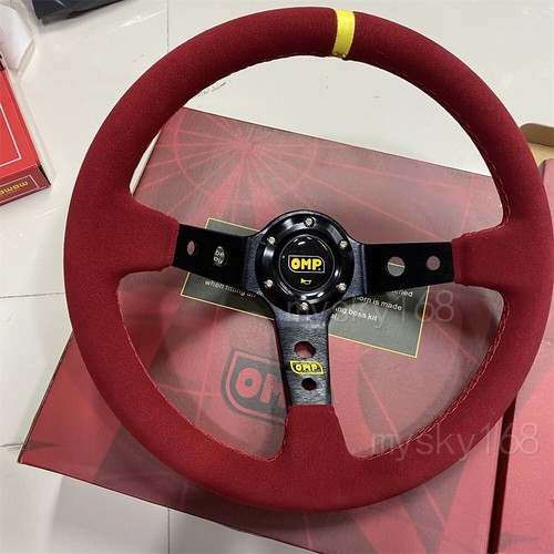 Deep dish red suede racing - deep,