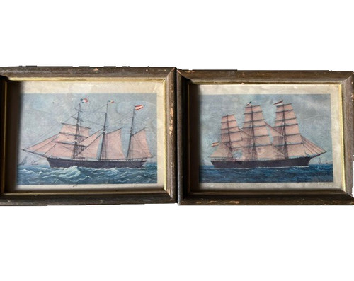 Vintage three mast - vintage,