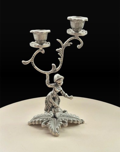 Vintage silver tone pewter - silver,