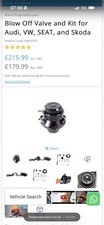 Forge Motorsport Blow Off Valve and Kit for Audi and VW 1.8 and 2.0 TSI