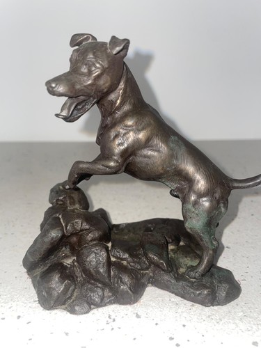 Cold cast bronze takes base - cold,