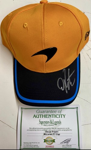 Oscar piastri signed cap - oscar,