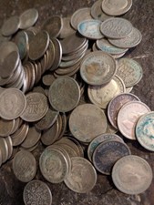 10 X Pre 1947 Silver Sixpence