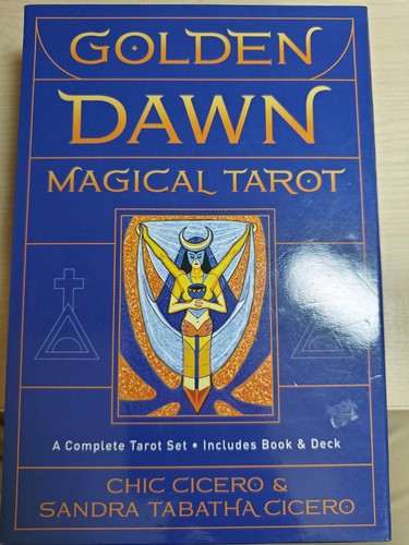 Golden dawn magical tarot - golden,