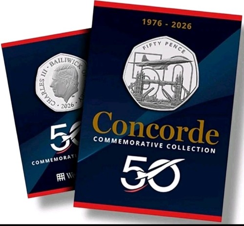 2026 concorde 50p coin - 2026,