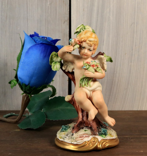 Antique capodimonte angelot - capodimonte,