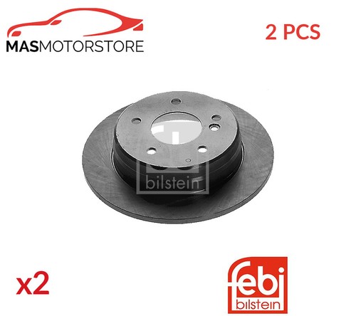 Brake discs set pair - , febi