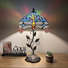 Tiffany Style Table Lamp Blue