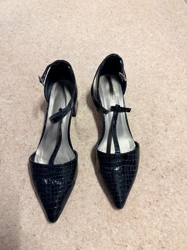 John lewis black patent - lewis,