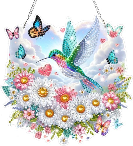 Birds diamond art hanging - art,