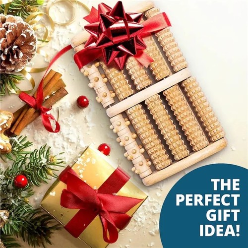 Wooden foot massager - wooden,