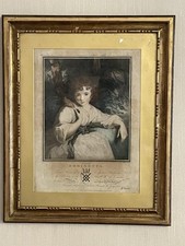 Pair antique prints f g - of,