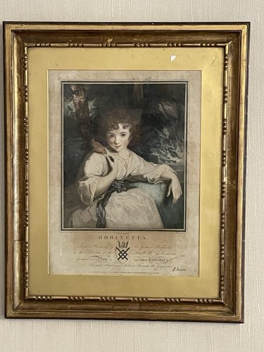 Pair antique prints f - a,