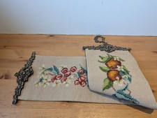 Vintage antique tapestry bell - tapestry,