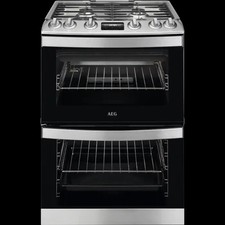 AEG CGB6133CCM Black Freestanding Cooker Gas