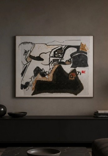 Massive abstract mixed - abstract,