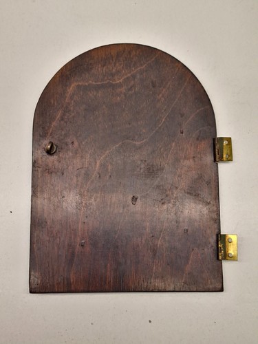 Vintage mantel clock wooden - mantel,