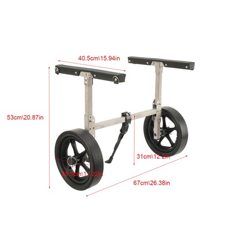 Canoe cart with - cart, air