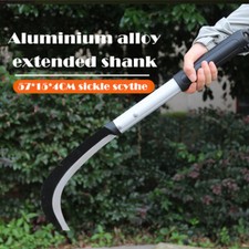 LONG 22" HAND SICKLE GRASS WEED CUTTER CUTTING GARDEN TOOL CUT DOWN CURVED TOOL