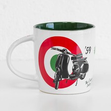 Classic 59 Italian Vespa Coffee Mug 11oz Stoneware Ceramic Tea Cup Merchandise