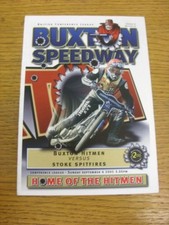 04/09/2005 Speedway Programme: Buxton v Stoke Spitfires  (results noted).  Footy