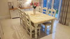 Superb shabby chic 6ft table - shabby,