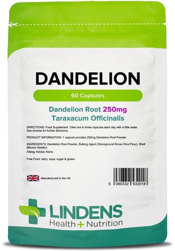 Dandelion root 250mg capsules - dandelion,