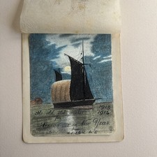 Antique 1913 1914 Watercolour