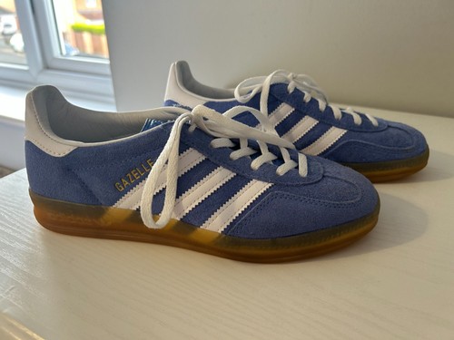 Adidas gazelle blue white - adidas,