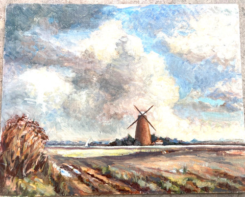 Original oil painting sussex - original,
