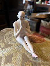 Old Bathing Bisque Figure 