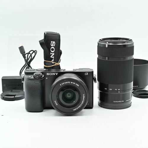 Sony alpha a6000 with 50mm - sony, 16-50mm