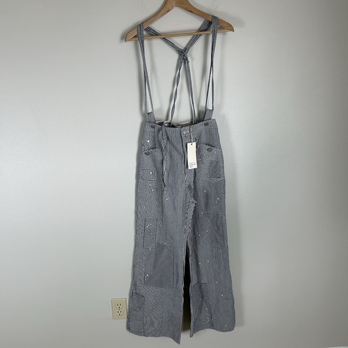 New overalls pants stripe - new,