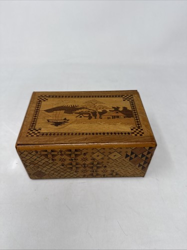 Vtg japanese yosegi zaiku - yosegi,