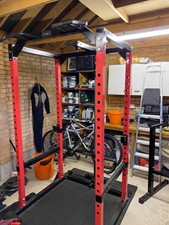 BodyMax Power Rack Squat Cage with Pulley and Pull up Bar