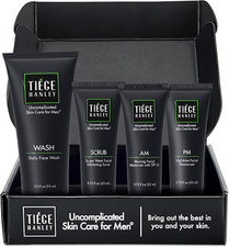 Tiege Hanley Mens Skin Care Set, Essential Skin Care Routine for Men System 1 -
