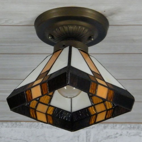Tiffany ceiling light stained - light,