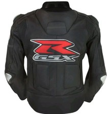 SUZUKI GSXR Racing Motorbike/Motorcycle Leather Jacket Men Biker Leather Jackets