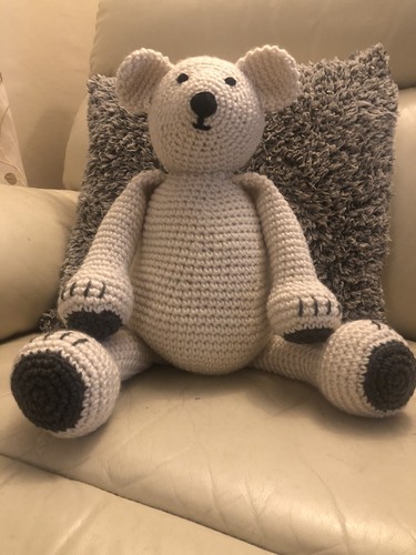 Handmade large polar bear - large,