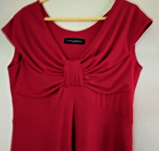 Sandro Ferrone Red Lined Dress
