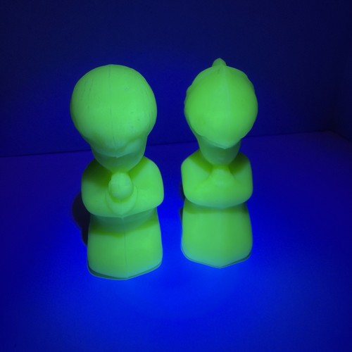 Figurine lot fenton green - fenton,