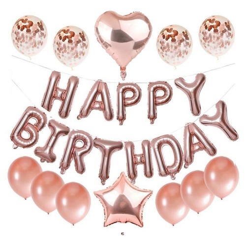 Rose gold foil balloons - rose,