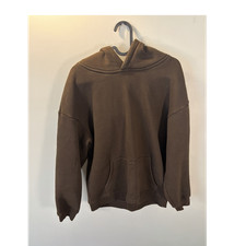 Arne brown cotton fleece - brown,