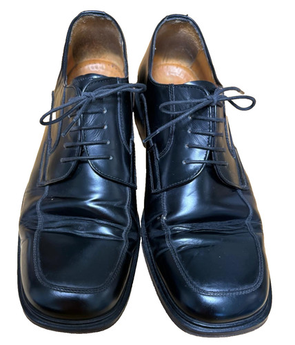 Mens black leather square toe - mens,