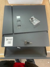 DWD® Postbox, Sleek Modern Wall-Mounted Lockable Large Post Letter Box,3 Windows